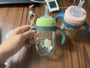 倍立欣大宝宝奶瓶ppsu儿童吸管水杯1-2-3岁以上婴儿耐摔学饮杯3用鸭嘴杯 绿色 240ml 吸嘴+鸭嘴 实拍图