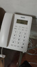 飞利浦（PHILIPS）有绳电话机座机 固定电话 办公家用 双接口 免电池 免提通话 一键拨号 黑名单 CORD022 白色 实拍图