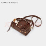 CinvaiKrose【赵昭仪同款】包包女包2025新款保龄球单肩斜挎包生日圣诞节礼物 咖啡色【送女友老婆女生礼物走心】 实拍图