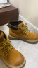 骆驼（CAMEL）山丘经典大黄靴户外工装马丁靴 L23W076065R 土黄（绒里） 39 实拍图