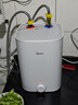 美的（Midea）7.6升储水式小厨宝台下电热水器家用45升一级能效京东自营2000W厨房热水宝国家补贴F7.6-20CB5(ES) 实拍图