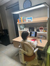京东京造沐光桌100w护眼大路灯儿童学习桌书桌椅套装升降学生写字桌1.2m棕 实拍图
