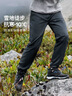 迪卡侬（DECATHLON）保暖抓绒户外徒步软壳裤男加厚加绒防风裤防风防泼水 NH100 碳灰色 38 实拍图