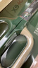 得力（deli）大号弧形特氟龙省力剪刀 德国创意设计特氟龙防粘胶复古色系双拼色设计  绿色QG157 实拍图