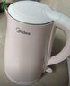 美的（Midea）电热水壶电水壶烧水壶双层防烫 0涂层 食品级304不锈钢1500W快速沸腾1.7L大容量 HJ1705 实拍图