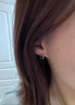 芯奢S999足银耳环女士2025新款养耳洞素圈耳圈耳钉纯银设计高级感耳饰 单只12mm【建议拍2只】 实拍图