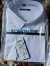 罗蒙（ROMON）纯色商务职业正装男士衬衫工装男装长袖衬衣男CS108 白色 6XL  实拍图
