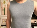 恒源祥2件男士保暖背心男冬季【含山羊绒蚕丝】德绒打底内衣坎肩马甲男 实拍图
