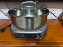 九阳（Joyoung）0涂层IH秒涮电火锅火锅专用锅电锅家用4-8人分体式可拆洗多功能电蒸锅不锈钢电煮锅6L火锅锅GN12 实拍图