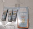 怡思丁（ISDIN）水感防晒霜隔离50ml*3 SPF50面部敏感肌学生防晒女男士护肤礼物 实拍图