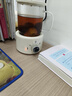 乐炖 养生壶迷你养生杯电炖杯办公室煮茶壶煮茶器小型一人花茶壶烧水壶电煮茶杯加热杯垫炖煮壶一体 0.6L 机械款（陶瓷盖） 采购10台以上可联系客服换礼盒装 实拍图