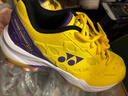 YONEX尤尼克斯羽毛球鞋yy男女同款训练透气缓震SHB101CR 黄紫 39 实拍图