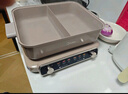 美的（Midea）电火锅鸳鸯锅火锅专用锅多功能锅料理烤肉锅分体式多功能一体电锅0氟钛陶电煮锅HGS352866S 实拍图