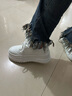 回力小白鞋女轻盈舒适软底板鞋女学生休闲百搭运动增高鞋女 白色 36 实拍图