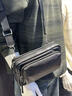 ANDSEEYOU品牌 真皮单肩斜挎包 牛皮休闲跨肩包 迷你男士小背包 商务手拿包 黑色 实拍图