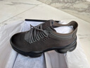 百丽厚底增高健步鞋男25秋新抓纹牛皮户外休闲运动鞋A2215CM5预售 灰色 41 (255mm) 实拍图