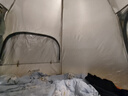 原始人帐篷户外便携式折叠野外露营装备全套儿童野餐野营全自动加厚防雨 【杏米白大号】休闲套餐一 实拍图