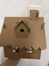 VOXCAE幼儿园手工房子纸板儿童diy制作小屋建筑模型城堡小房子玩具屋 小屋模型+颜料+笔 实拍图