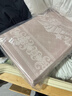 富安娜家纺四件套 高档提花套件纯棉床单四件套 泽蒙 230*229cm 粉色 实拍图