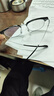 蔡司（ZEISS）镜片近视眼镜框男半框防蓝光辐射可配带散光度数眼睛女钛合金镜架 升级钛材 黑银 配colorein镜片1.56防蓝光 0-600 实拍图
