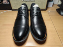 百丽男鞋2025商务正装休闲增高软底真皮鞋 黑色A2247（三接头款） 42 实拍图