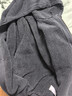 盖璞（GAP）男女装2025秋季新款LOGO仿羊羔绒宽松连帽衫卫衣美版 灰黑色 XL 美码  2XL亚洲码185/108A 实拍图