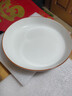 8英寸柳叶盘家用颜值陶瓷餐具菜盘饭盘汤盘深盘中式 4只8英寸柳叶盘 实拍图
