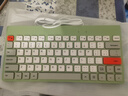 B.O.W航世 K620U有线键盘 办公键盘 超薄便携键盘 79键 台式笔记本电脑巧克力按键小键盘 橙灰绿 实拍图