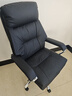 顾全电脑椅办公椅可躺160° 久坐舒适老板椅 人体工学椅C570金黑纤 实拍图