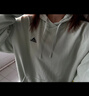 adidas休闲加厚毛圈连帽卫衣套头衫男女秋冬阿迪达斯官方轻运动   亚麻绿   M 实拍图