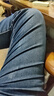 真维斯（JEANSWEST）牛仔裤男士2025秋冬季商务宽松直筒加绒保暖裤男蓝色加绒36 实拍图