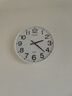 康巴丝（Compas）挂钟客厅简约石英钟表挂墙客厅2024年新款时钟 3439A 白色 41cm 实拍图