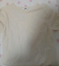 优衣库女装精纺美利奴羊毛圆领针织衫/短袖通勤25秋冬新款478335 01 乳白色 XL 实拍图