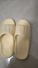 洁丽雅拖鞋女夏季室内家居家用浴室洗澡防滑防臭EVA情侣静音凉拖鞋男夏 黄色【热卖款】 38-39 （适合37-38码） 实拍图