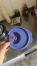 特百惠（Tupperware）微波460ml水晶汤碗可加热学生上班族便携野餐露营饭盒单个玄墨蓝 实拍图