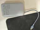 小米自带线充电宝10000mAh 口袋版小巧便携 移动电源随身充 双向快充安卓苹果通用 安全耐用 灰蓝色 实拍图