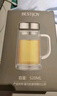 富光拾喜（FUGURNG BESTJOY）双层玻璃杯男女办公水杯 带手柄带滤网大容量泡茶杯子 520ml本色 实拍图