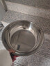 【不锈钢】和面盆厨房烘焙家用火锅盆洗菜打蛋汤锅盆醒面盆料理盆 32cm【热卖款】不锈钢 和面盆 实拍图