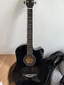 相思鸟 民谣吉他38寸初学者入门男女吉他乐器 亮光黑色 实拍图