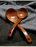 千年恋木实木勺子木汤勺加厚日式长柄实木质拉面勺火锅勺整木手工打造 18.5cm小木汤勺 sz3005 实拍图