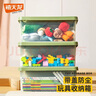 禧天龙（Citylong）收纳盒桌面带盖塑料化妆品盒子收纳筐储物盒整理箱 【中号】石青盖透明盒3个装 实拍图