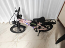 凤凰（Phoenix）儿童自行车6-12岁中大童男孩山地车青少年变速学生车单车小学生车 A6- 樱花粉- 单速辐条轮-带后座架 16寸(适合身高110-130cm) 实拍图