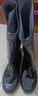 回力雨鞋男高筒户外雨天防水防滑胶鞋耐磨钓鱼洗车雨靴套鞋827黑高45 实拍图