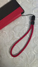 手机挂绳短款手腕绳男女个性创意挂脖绳长款挂件U盘挂绳简约手机链钥匙挂件 麻花短款-纯色大红色 实拍图