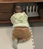 欢喜小熊婴儿裤子宝宝衣服春秋保暖外出束脚裤衣服儿童时尚秋装长裤休闲裤 杏色熊 80 实拍图