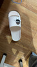 女士夏季室内家居厚底防滑踩屎感EVA凉拖孕妇也适用舒适软底居家 白色 (加厚升级款) 38-39 (250mm) 实拍图