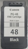 佳能PG-48/CL-58墨盒（适用E478/E478R/E3480/E4580） 标准容量PG-48黑色【400页】 实拍图