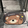 意尚（YISHANG） 卡通浴室地垫卫生间吸水软垫防滑脚垫厕所淋浴happy熊 实拍图