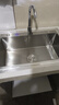 名爵（MEJUE）不锈钢龙头手工加厚水槽洗碗池 大容量单槽洗菜盆  Z-02458 实拍图