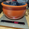 奥克斯（AUX） 微压锅煲汤锅燃气灶麦饭石色不粘锅电磁炉煤气灶大容量南瓜炖锅 橙色 28cm 8L 实拍图